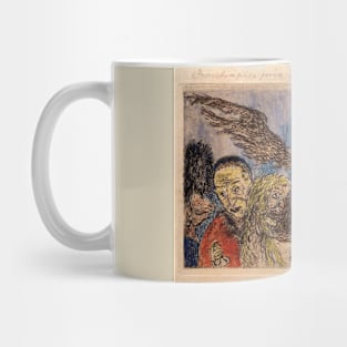 De hoofdzonden beheerst door de dood, James Ensor Mug